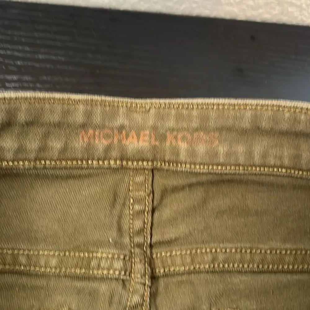 Michael Kors Skinny Jeans ~ Camo Green ~ Size 8